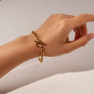 18K Gold Plated Chain Bracelet